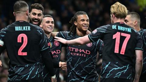 Man City celebrate