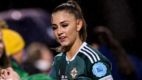 Danielle Maxwell's first goal for Northern Ireland secured a 1-1 draw in the Women's Nations League game against Hungary in October