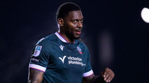 Ricardo Santos in action for Bolton 
