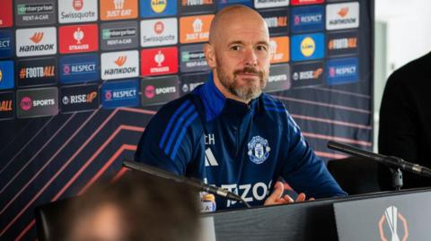 Erik ten hag during news conference