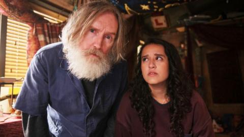 Michael Sleep (Pearce Quigley) and Kacey (Lauren Patel