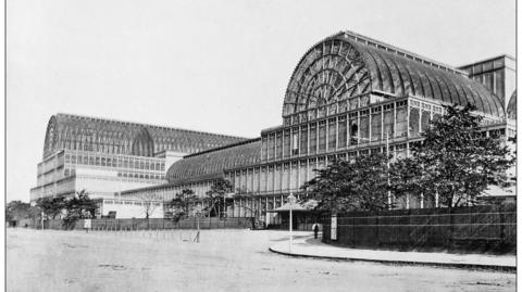 Archive image of the Crystal Palace before its fire