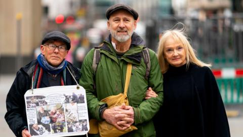 From left: William Ward, Simon Milner-Edwards and Deborah Wilde