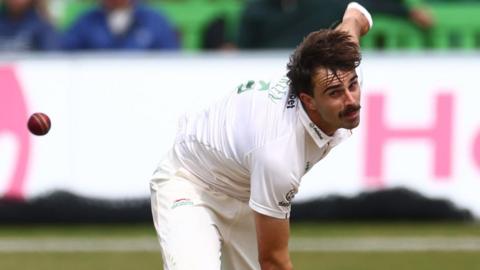 Ben Green in action for Leicestershire