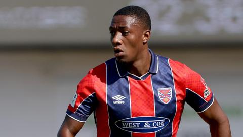 Paul Kalambayi in action for Dagenham & Redbridge