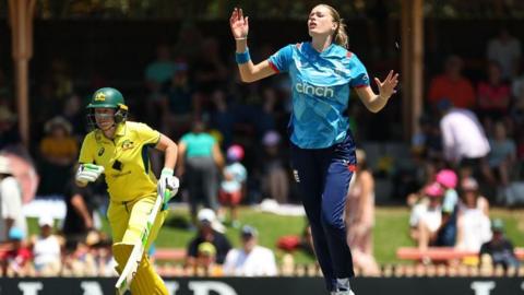 England bowler Lauren Bell