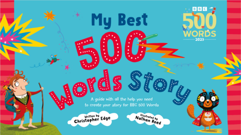 Text that reads: "My best 500 Words story".