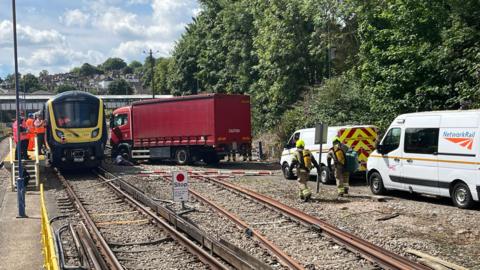 A major incident exercise in Guildford