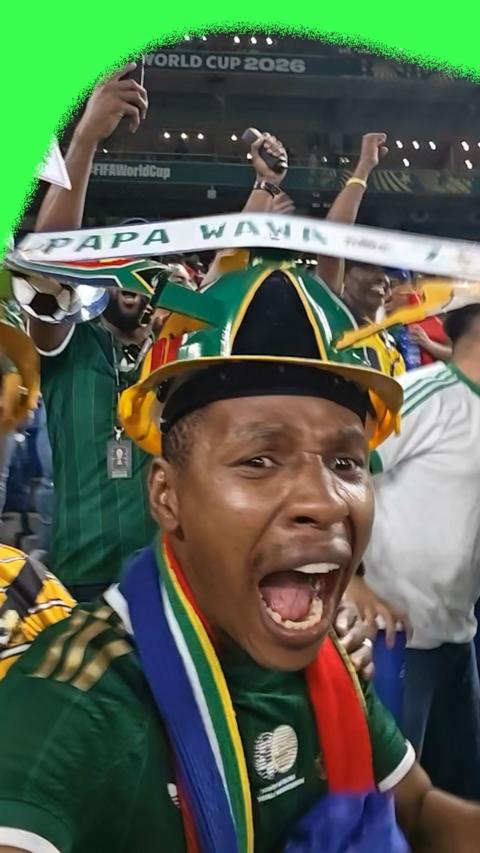 South Africa fan