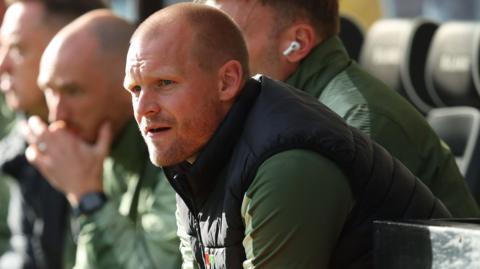 Norwich City head coach Liam Manning