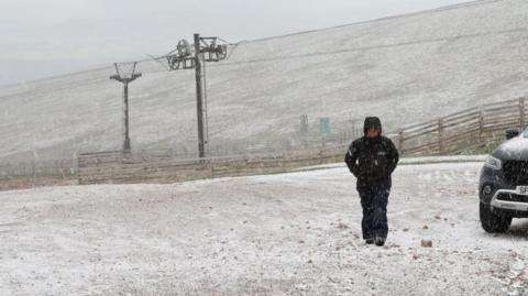 Snow at Cairngorm Mountain resort