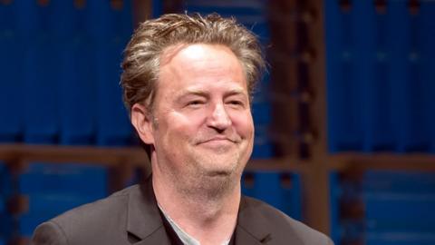 Matthew Perry on stage in 2017