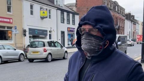 Graeme Little outside Dumfries Sheriff Court