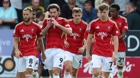 Salford City players