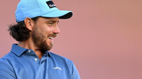 Tommy Fleetwood during round two of The Open at Royal Birkdale