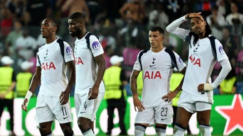 Tottenham dejected