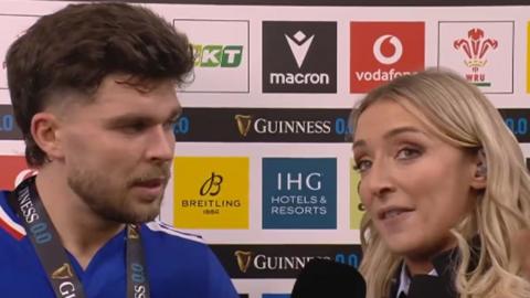 Lauren Salter yn cyfweld Mattieu Jalibert