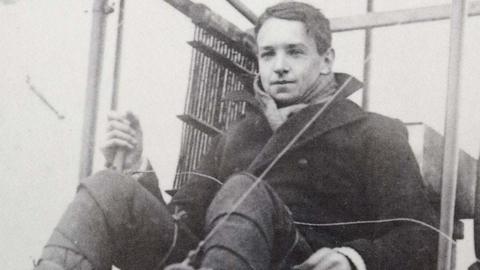 A black and white photo of Thomas Sopwith.