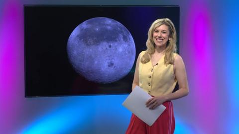 Jenny in the Newsround studio