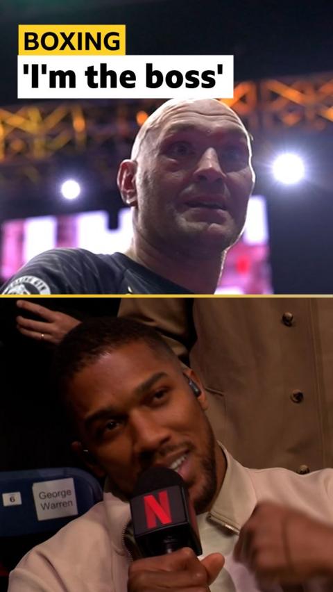 Anthony Joshua and Tyson Fury
