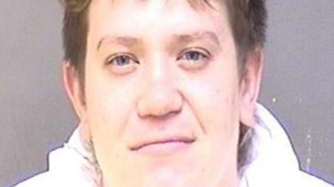 A mugshot of Dayton Webber, 27, who was arrested for murder in Virginia 