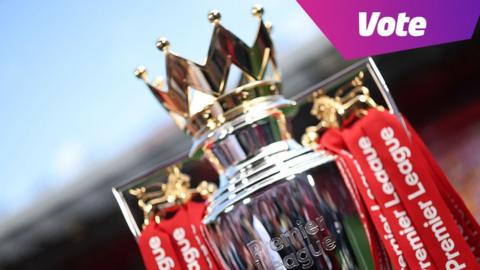 Premier League trophy.