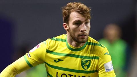 Jack Stacey playing for Norwich