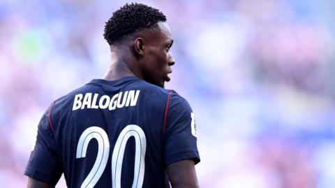 olarin Balogun #20 of the United States looks on during the FIFA World Cup 2026
