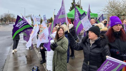 Unison strike at James Cook University Hospital