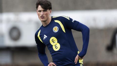 Scotland Under-21 striker Barney Stewart
