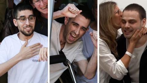 Released hostages