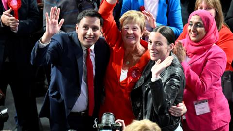 Anas Sarwar and Scottish Labour supporters