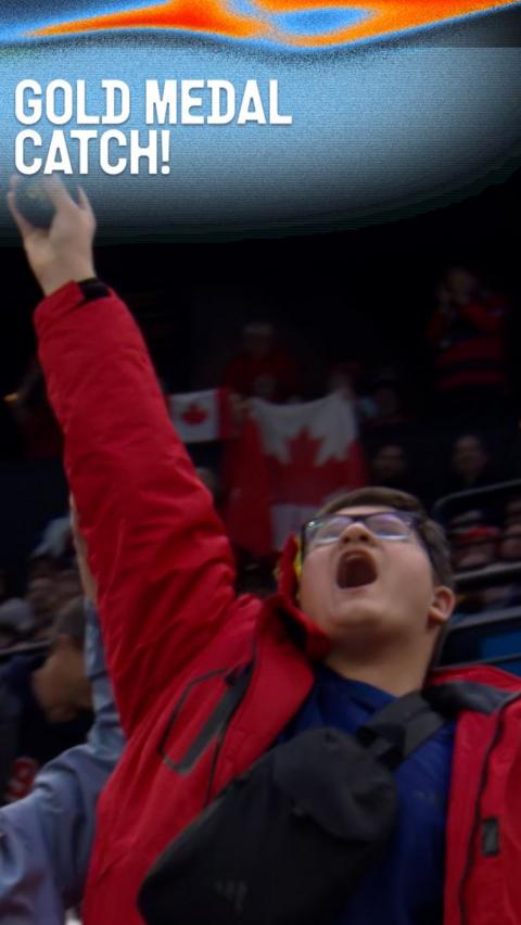 Canadian ice hockey fan