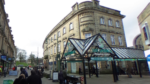 The Springs shopping centre, in Buxton town centre, Derbyshire