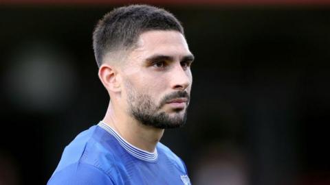 Everton striker Neal Maupay