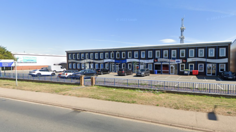 Street view of Forward House- block of commercial units 