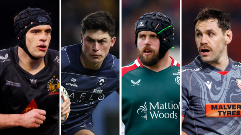 Wales internationals Dafydd Jenkins of Exeter, Louis Rees-Zammit of Bristol, Nicky Smith of Leicester and Tomos Williams of Gloucester