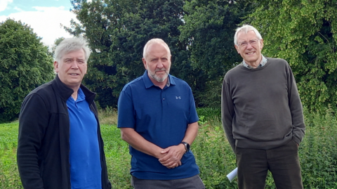 From left to right: Andy Stokes, Alan Smith and Mike Stansfield