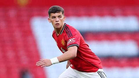 Manchester United forward Shea Lacey