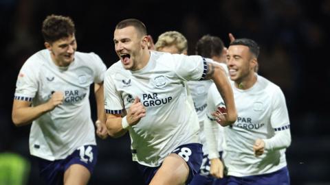 Preston celebrate