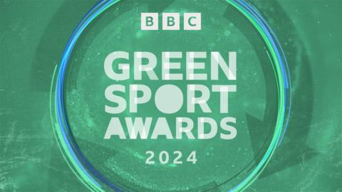 A logo for the Green Sport Awards 2024