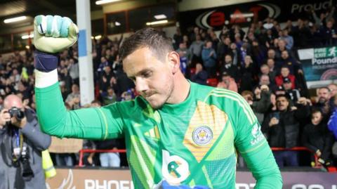 Danny Ward celebrates