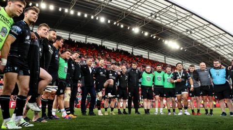 Glasgow Warriors players