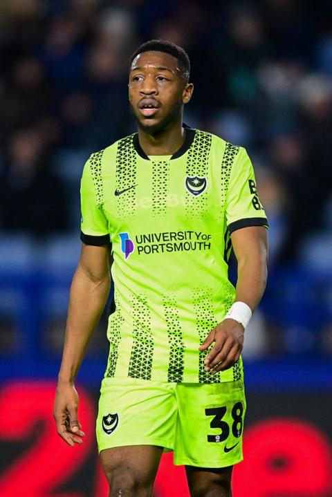 Portsmouth midfielder Ebou Adams