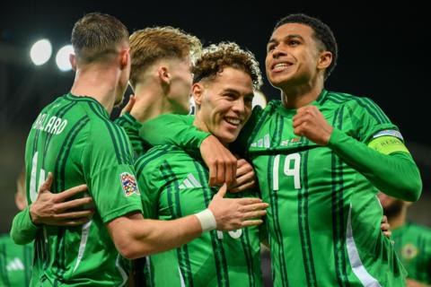 Northern Ireland celebrate