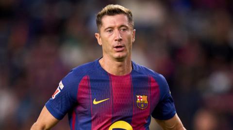 Barcelona and Poland striker Robert Lewandowski
