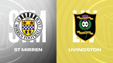 St Mirren and Livingston badges