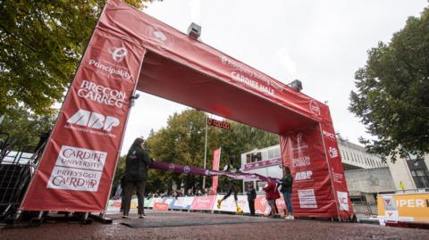 Patrick Mosin wins the 2024 Cardiff Half Marathon