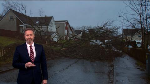 BBC Scotland Weather's Christopher Blanchett has the latest update following severe conditions.