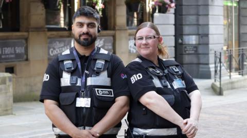 Two Bradford BID patrol team members